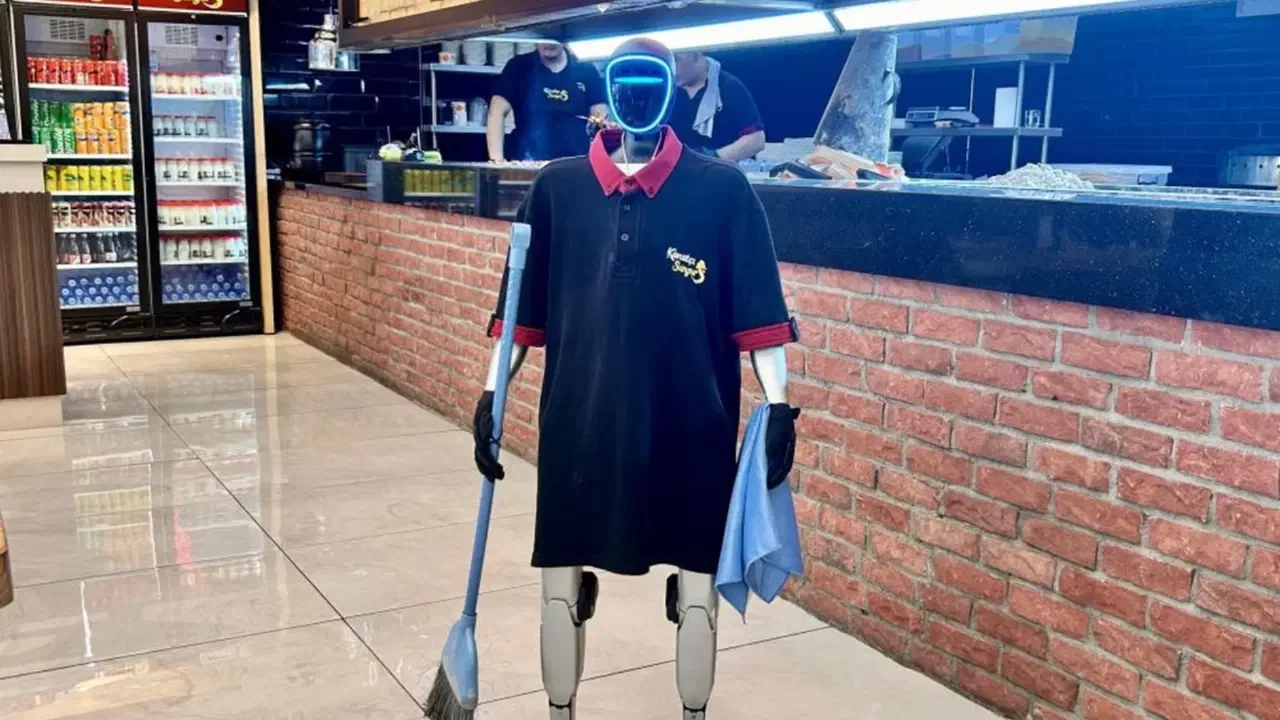 Robot garson bile isyan etti: 'Diğer garsonları gaza getiriyor, patron zam, patron zam deyip duruyor'