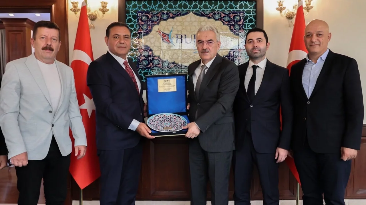 Vali Erol Ayyıldız'a İSİAD Bursa'dan ziyaret