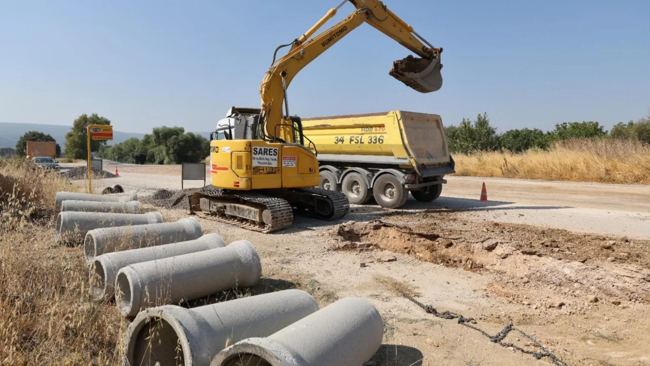 Bursa Büyükşehir'den Nilüfer'e 7 bin 600 metrelik altyapı yatırımı