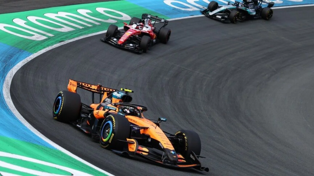 Formula 1 Hollanda Grand Prix'sinde pole pozisyonu Lando Norris'in