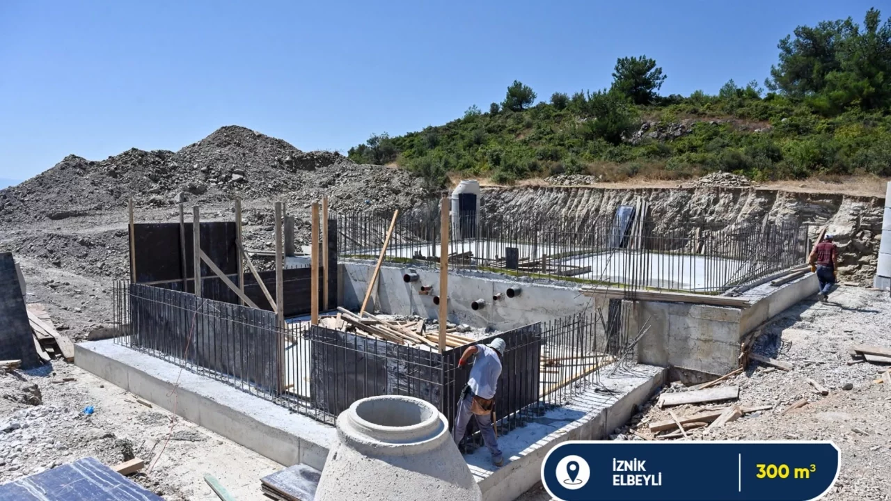 Bursa'da içme suyu arzına Büyükşehir güvencesi: İki ilçeye yeni depolar
