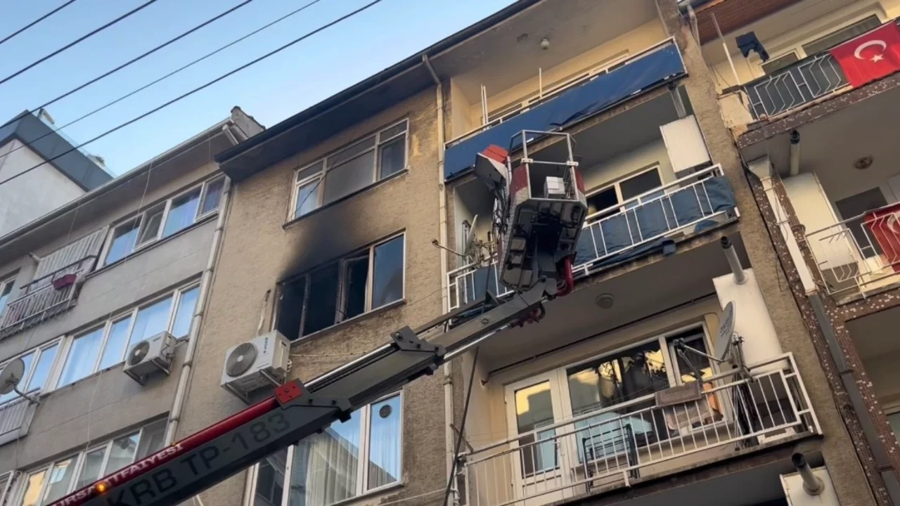 Bursa'da korkutan yangın!
