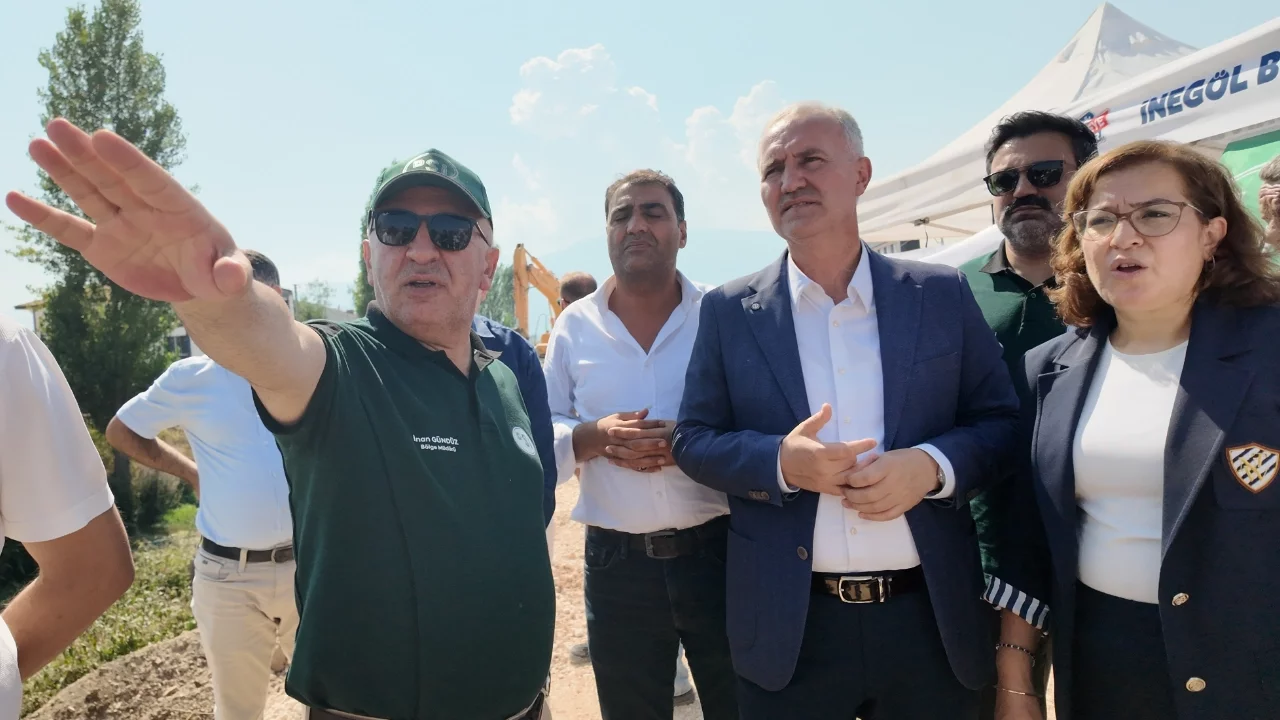 Bursa İnegöl'de dere ıslah projelerine başlandı