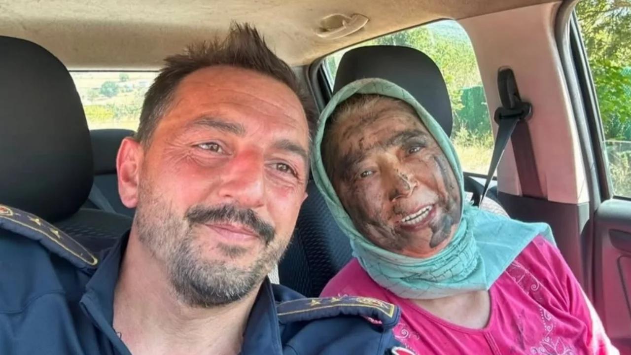 Bursa'da alevlere karşı mücadele eden Hanife Teyze'ye anlamlı ziyaret