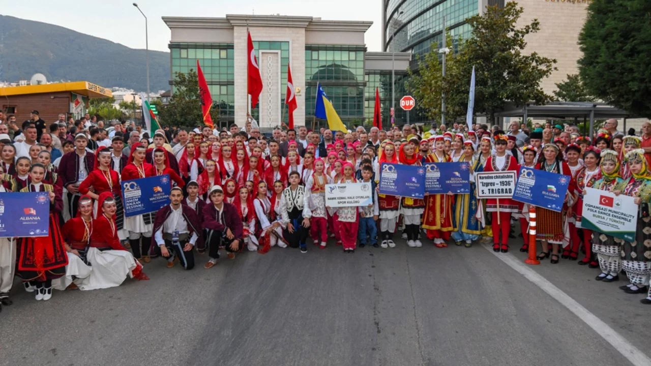 Balkan coşkusu Osmangazi'yi sardı