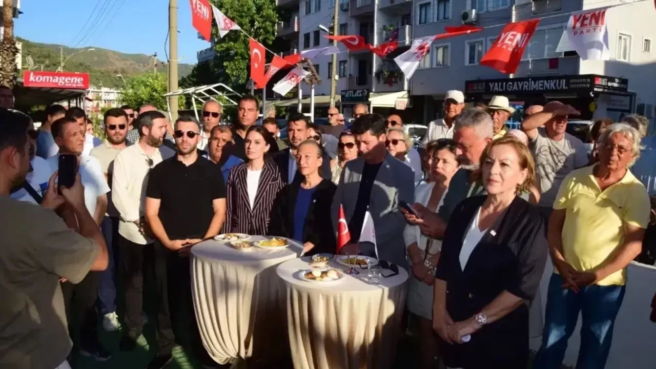YENİ Parti'nin Marmaris İlçe Başkanlığı törenle açıldı