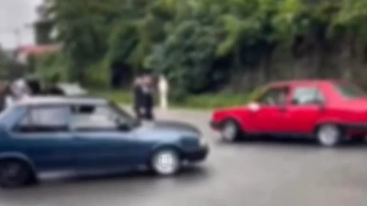 Trabzon'da drift atan iki sürücüye 281 bin TL ceza kesildi