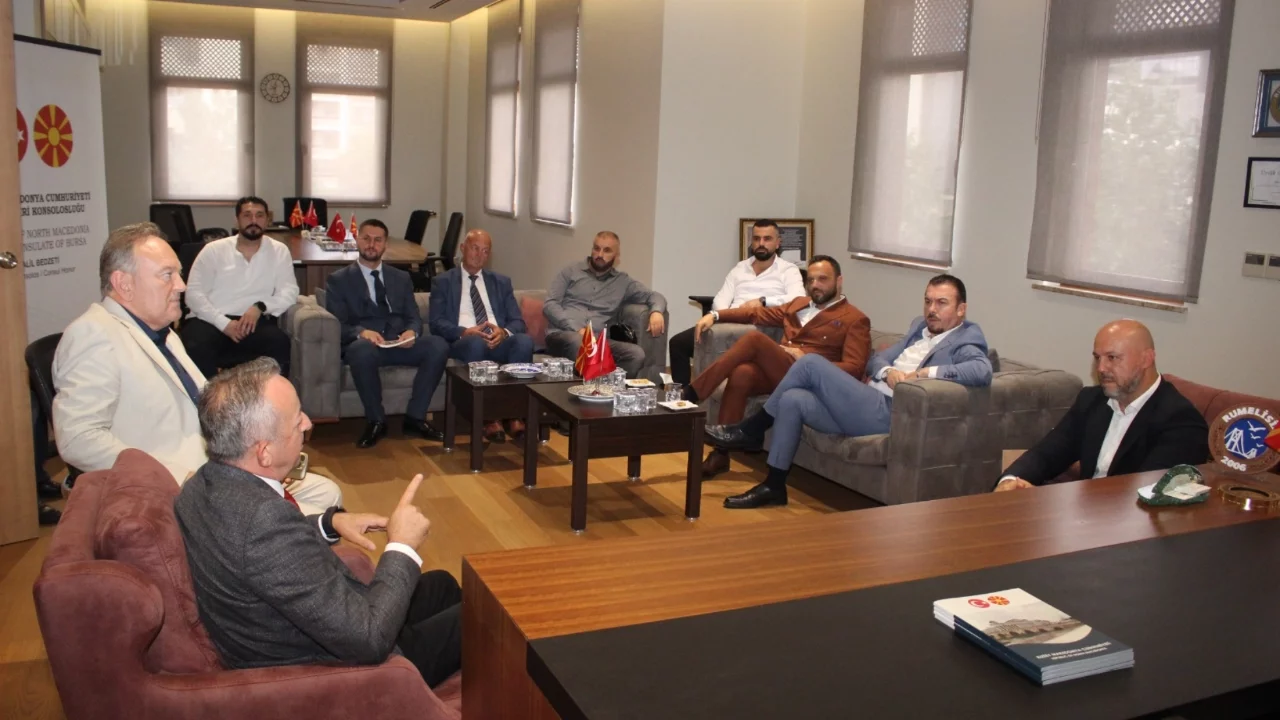 Kuzey Makedonya'dan Bursa'ya ziyaret