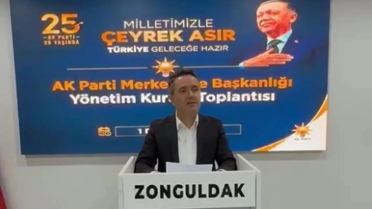 AK Parti Zonguldak Merkez İlçe Başkanı istifa etti