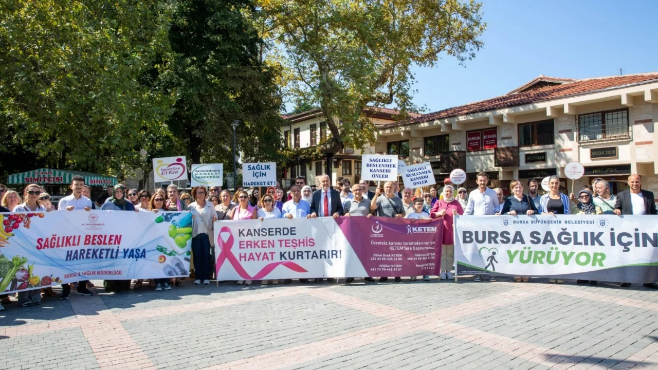 Bursa'da Halk Sağlığı Haftası yürüyüşle başladı