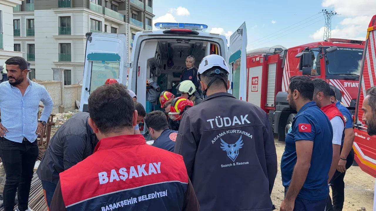 Başakşehir'de inşaat alanında göçük: 1 işçi hayatını kaybetti