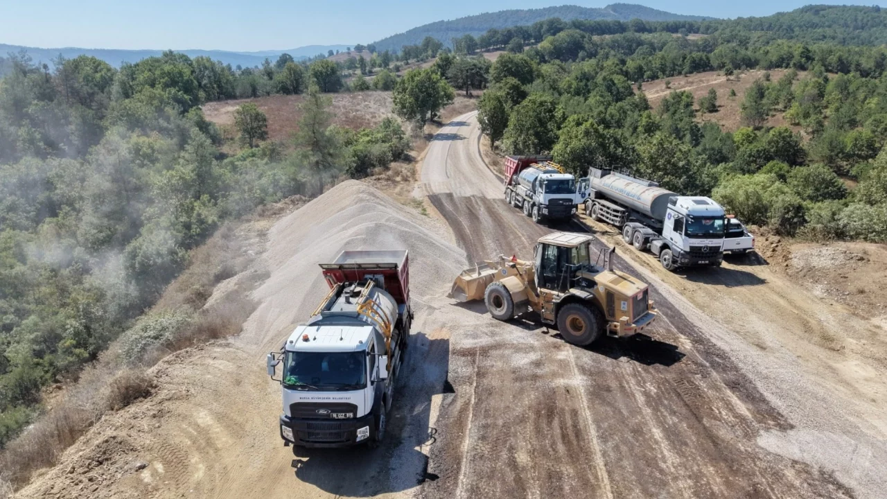Bursa'nın o ilçelerine toplam 32,5 kilometre yeni yol