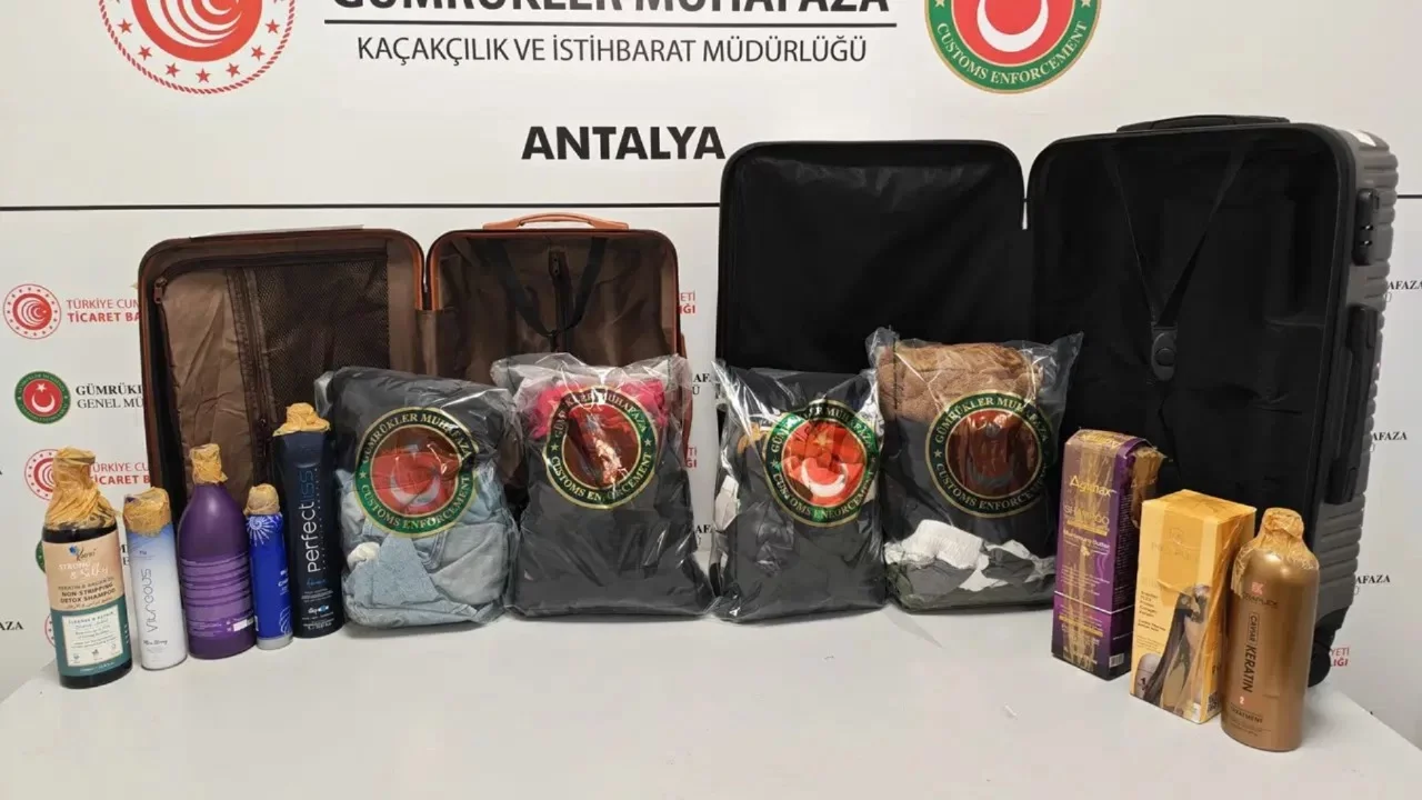 Antalya Havalimanı'nda 18 kilo 921 gram uyuşturucu ele geçirildi
