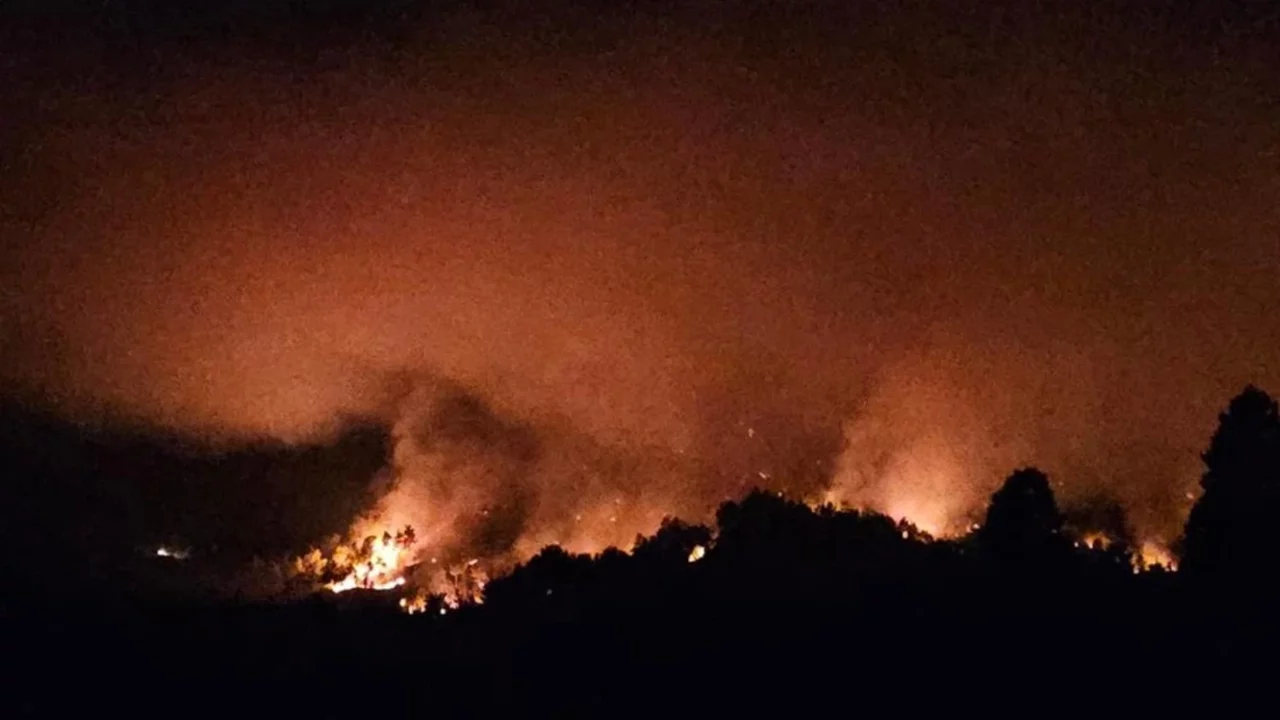 Antalya'da yükselen alevlere müdahale devam ediyor! Bir orman işçisi hastaneye kaldırıldı