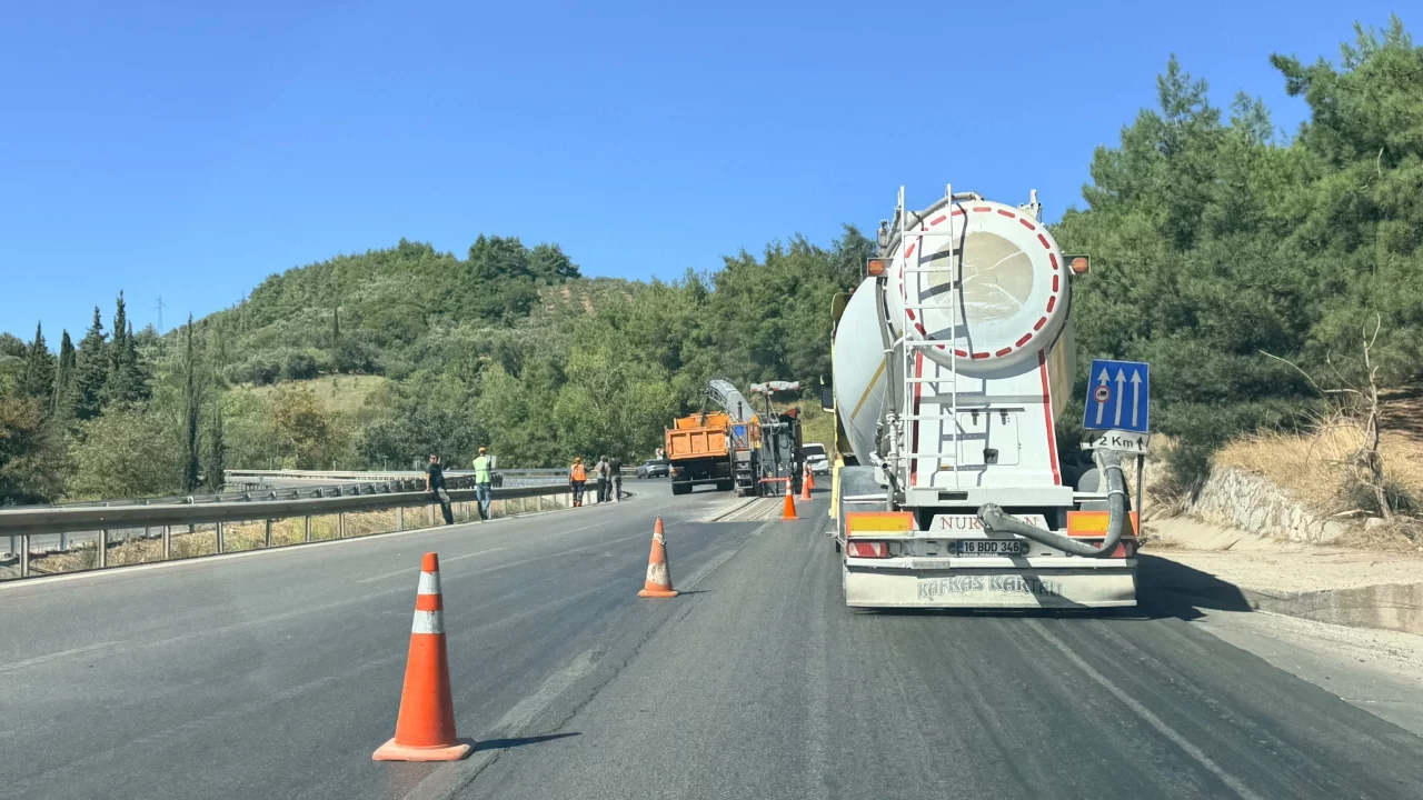 Bursa'da Dürdane Rampası'nda trafik yoğunluğu: Kuyruk 3 kilometreyi buldu