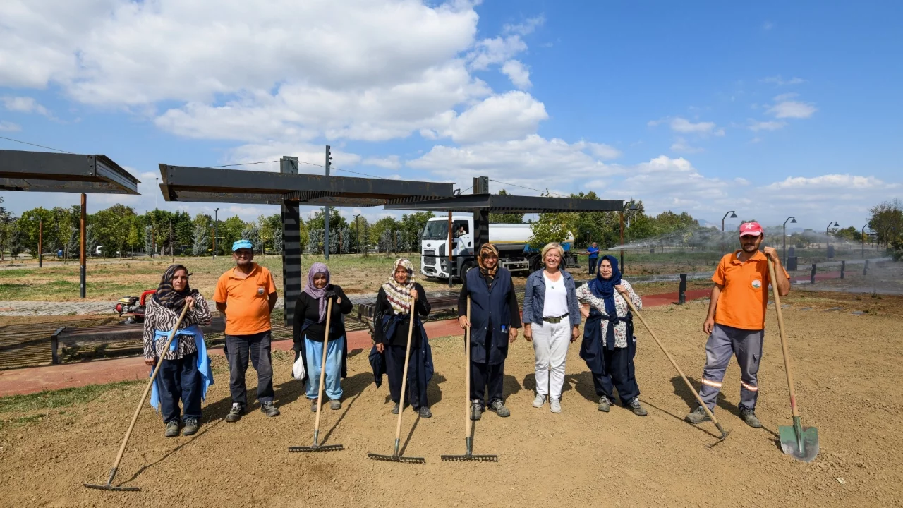 Osmangazi Belediyesi'nden Soğanlı'ya yeşil dokunuş