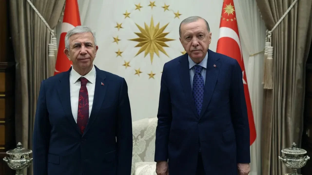 Cumhurbaşkanı Erdoğan, Mansur Yavaş'ı kabul etti
