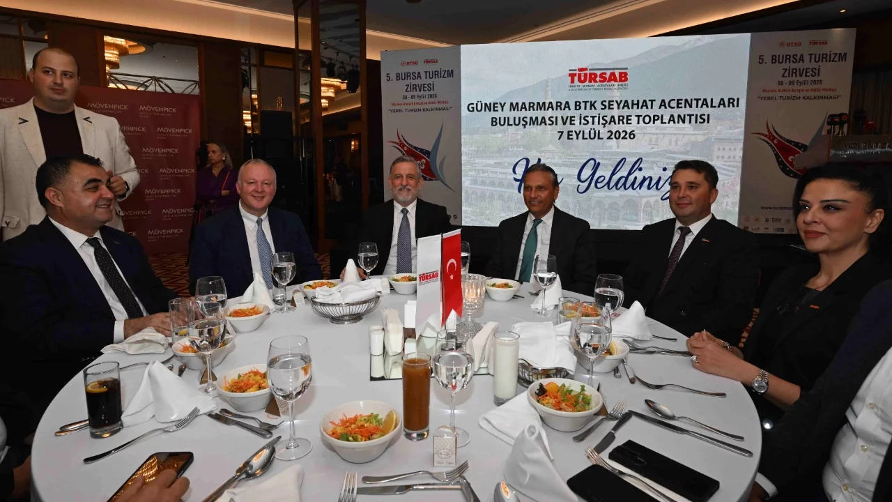 BTSO Yönetim Kurulu Başkanı Burkay turizm seyahat acentaları ile bir araya geldi