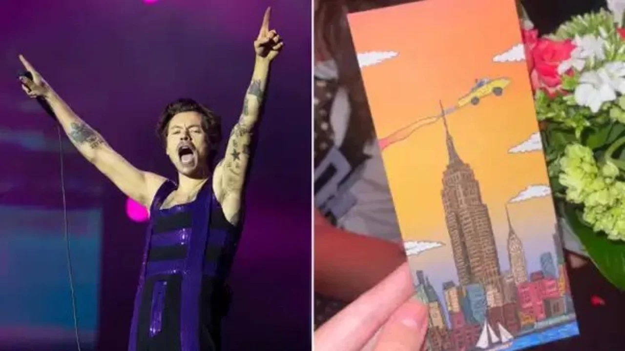 Harry Styles'ın 11 Eylül temalı konser biletine tepki