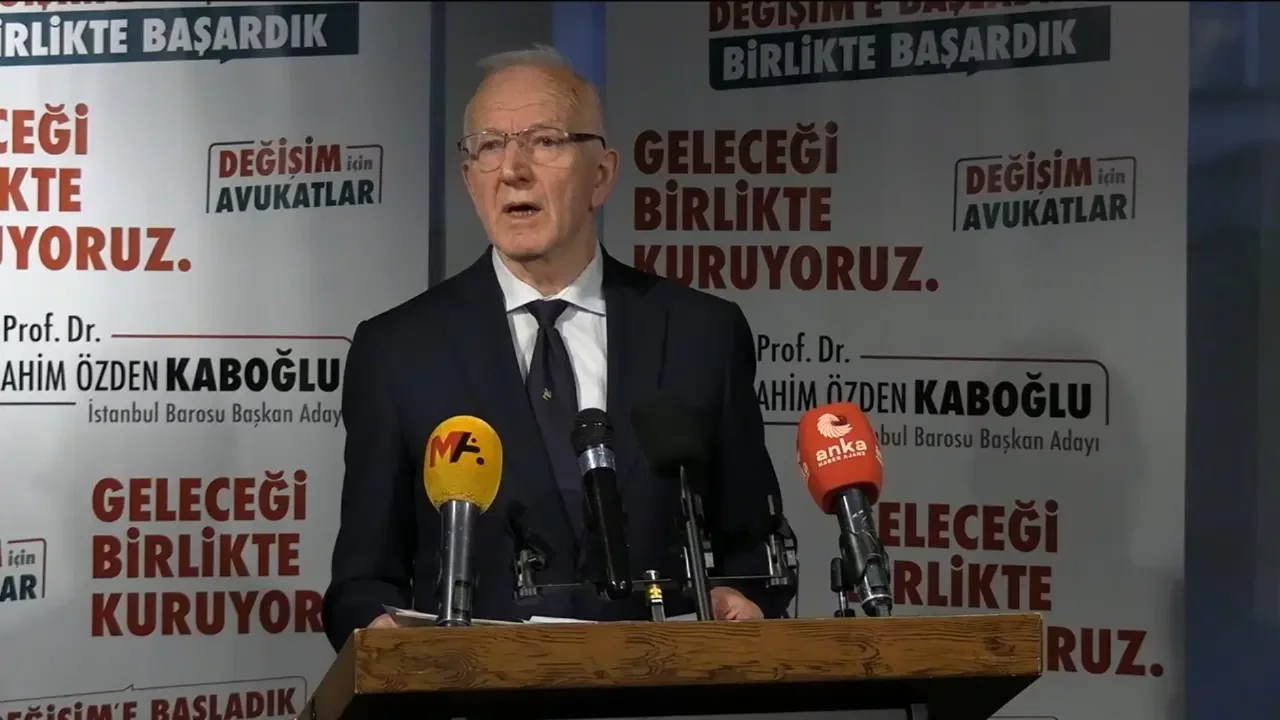 İbrahim Kaboğlu İstanbul Barosu Başkanlığına yeniden aday oldu