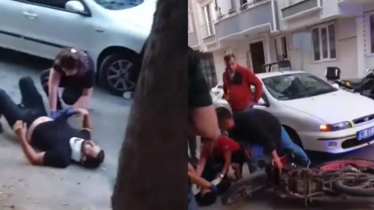 Bursa'da otomobil ile motosiklet çarpıştı!