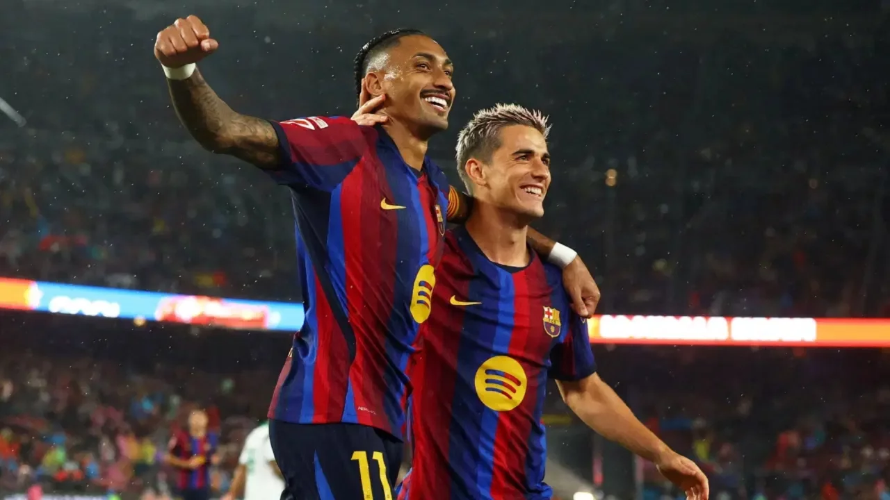 Barcelona, Racing Santander'i 7-2 mağlup etti