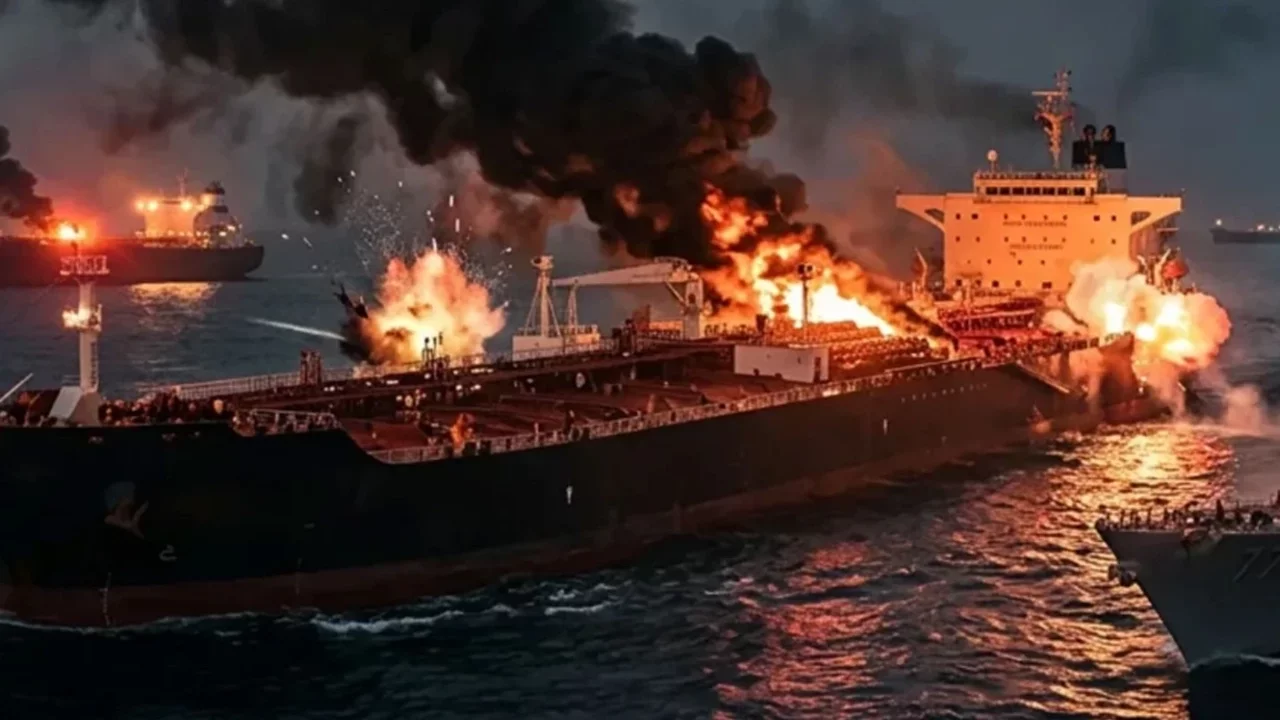 İran, Hürmüz'de tanker vurdu