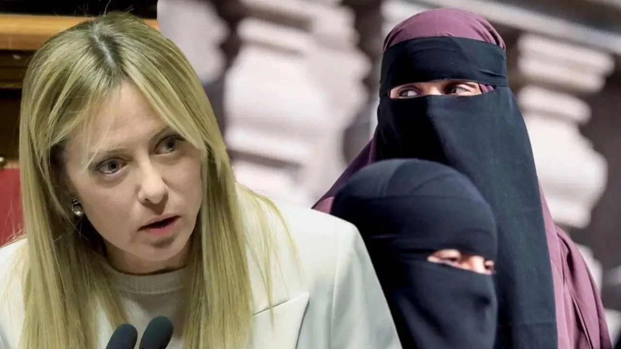 İtalya Başbakanı Meloni açıkladı: Okullarda burka ve başörtüsüne yasak geliyor
