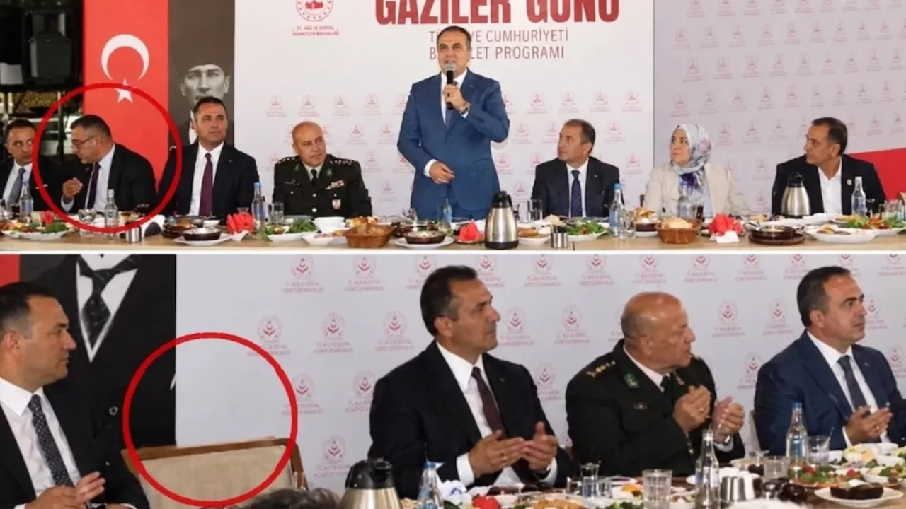 Gaziler Günü kahvaltısında gazi masadan kaldırıldı iddiası