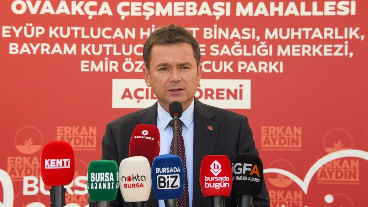 Osmangazi Belediye Başkanı Erkan Aydın: "İki buçuk yılda elliye yakın hizmeti faaliyete geçirdik"
