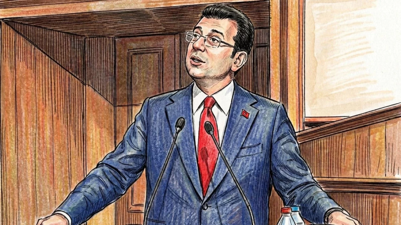 'Makam arabası' davasında Ekrem İmamoğlu savunma yapıyor