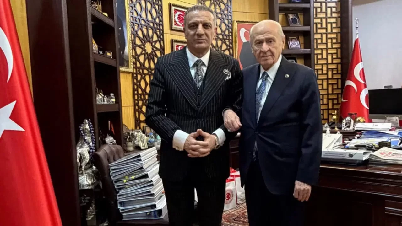 Selahattin Yılmaz tahliye sonrası Bahçeli'yi ziyaret etti
