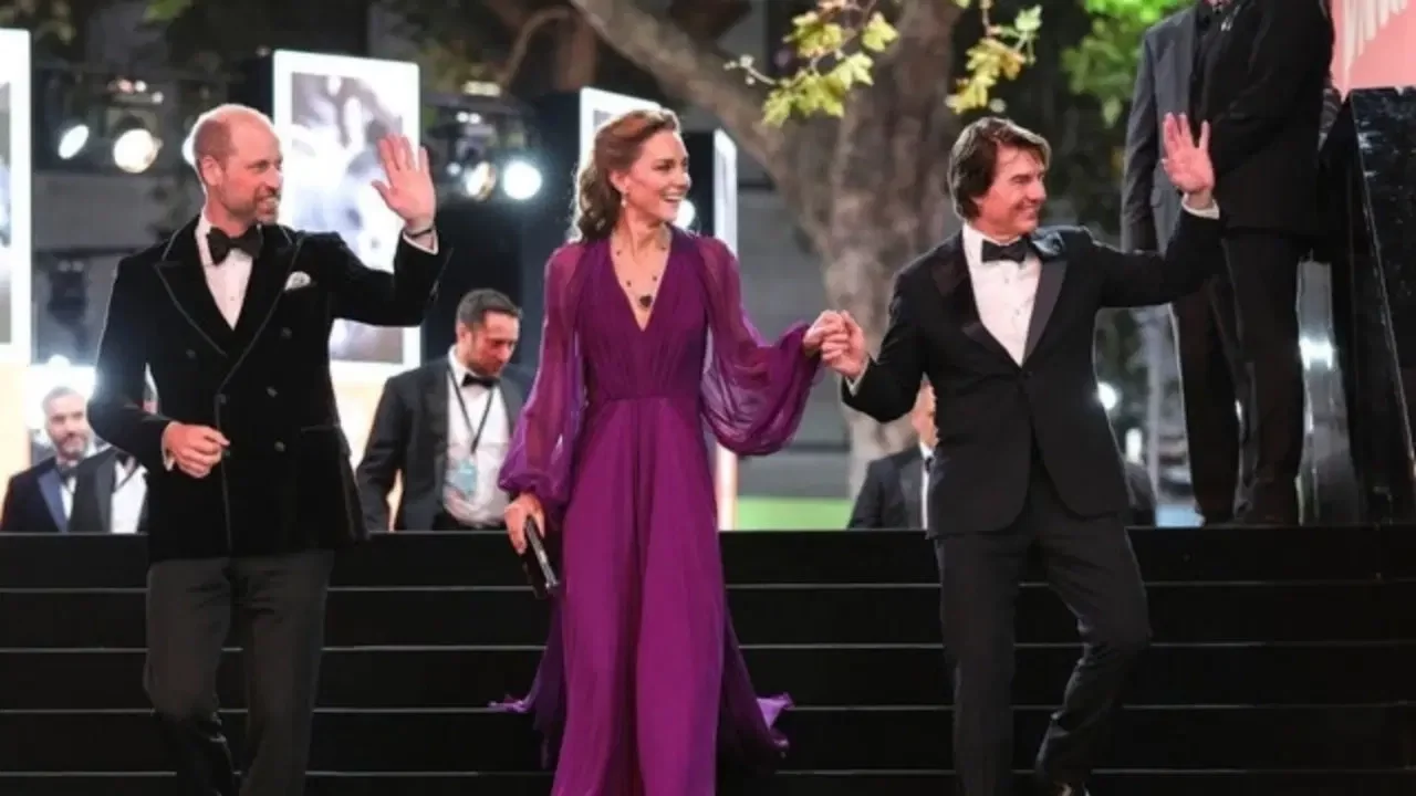 Prens William ve Kate Middleton, Tom Cruise'un galasında