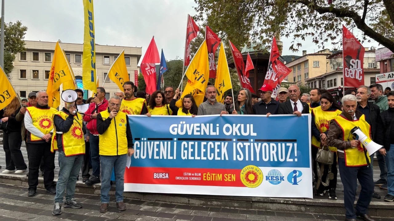 Eğitim-Sen Bursa'dan Manisa'daki saldırıya tepki