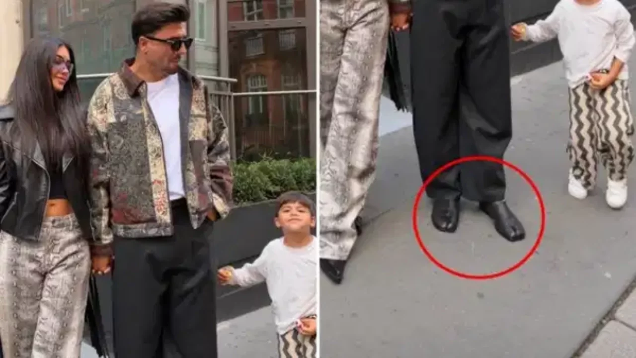 Sosyal medyadan paylaştı: Ayakkabısı gündem oldu!