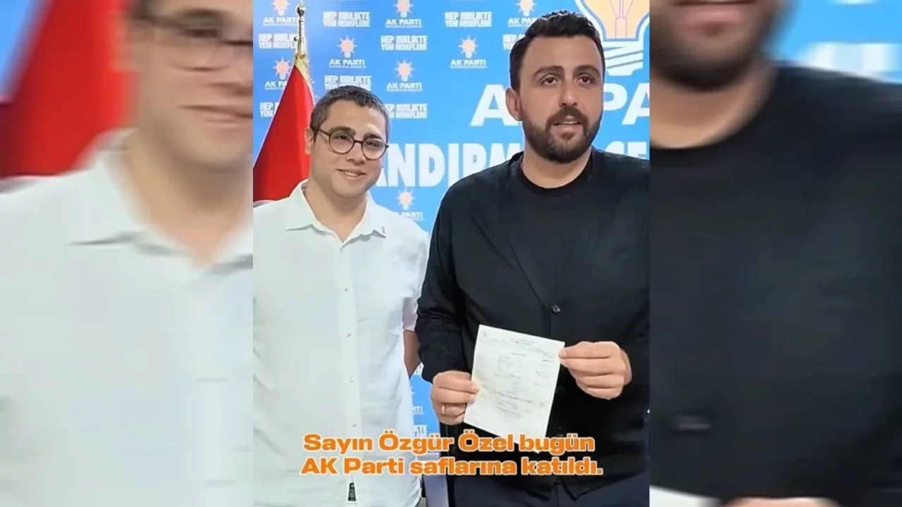 AK Partili Öztaylan'dan 'Özgür Özel' paylaşımı: CHP'den istifa edip AK Parti'ye katıldı