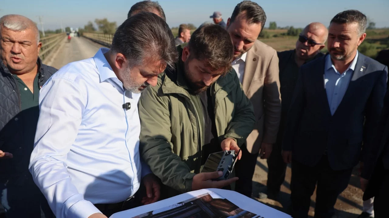 Bursa Büyükşehir Belediye Başkan Vekili Biba, Çeltikçi Köprüsü'nü inceledi