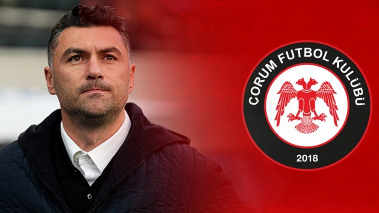 Çorum FK'nın yeni teknik direktörü Burak Yılmaz oldu