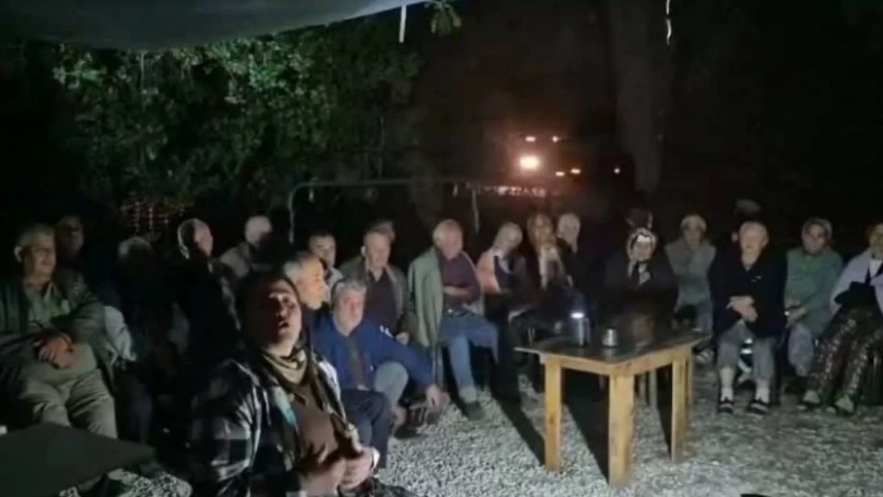İkizköylüler Akbelen'de nöbete devam ediyor