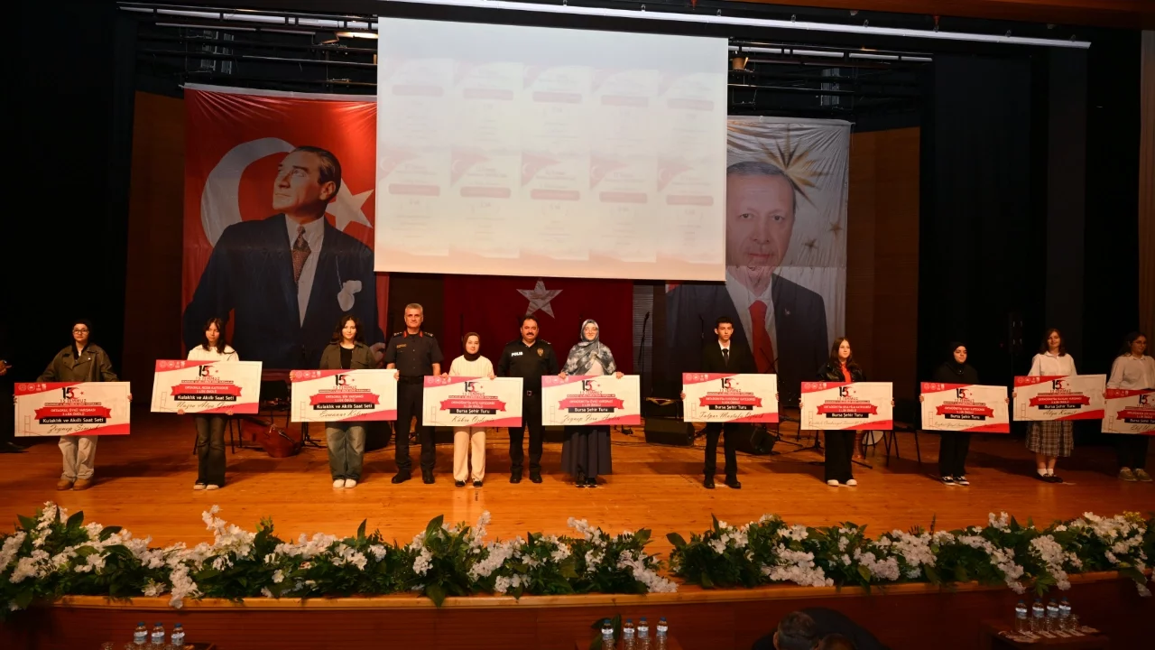 15 Temmuz Yarışmalarının Türkiye Finali Bursa'da gerçekleşti