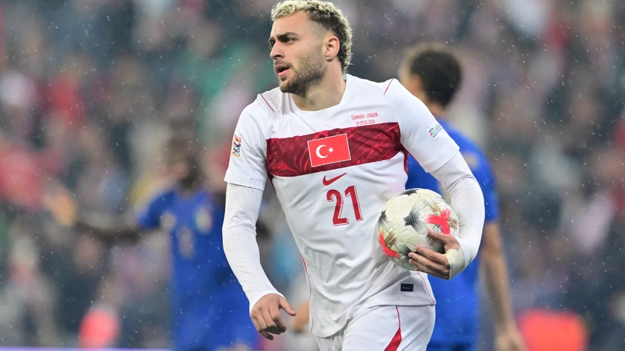 Barış Alper Yılmaz, milli takımdaki 6. golünü kaydetti