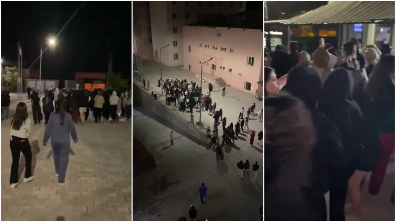 Hakkari'deki KYK yurdunda "su" protestosu!