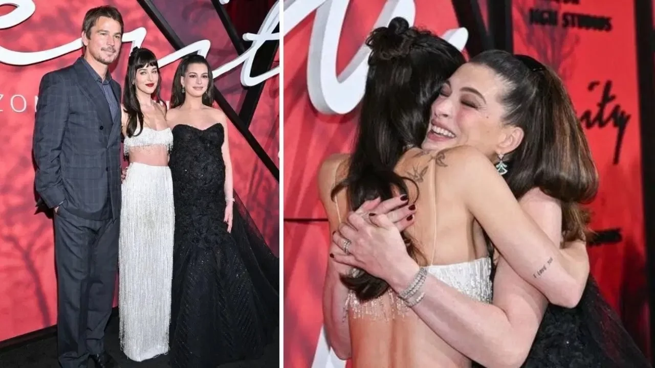 Anne Hathaway ve Dakota Johnson 'Verity' galasında bir arada