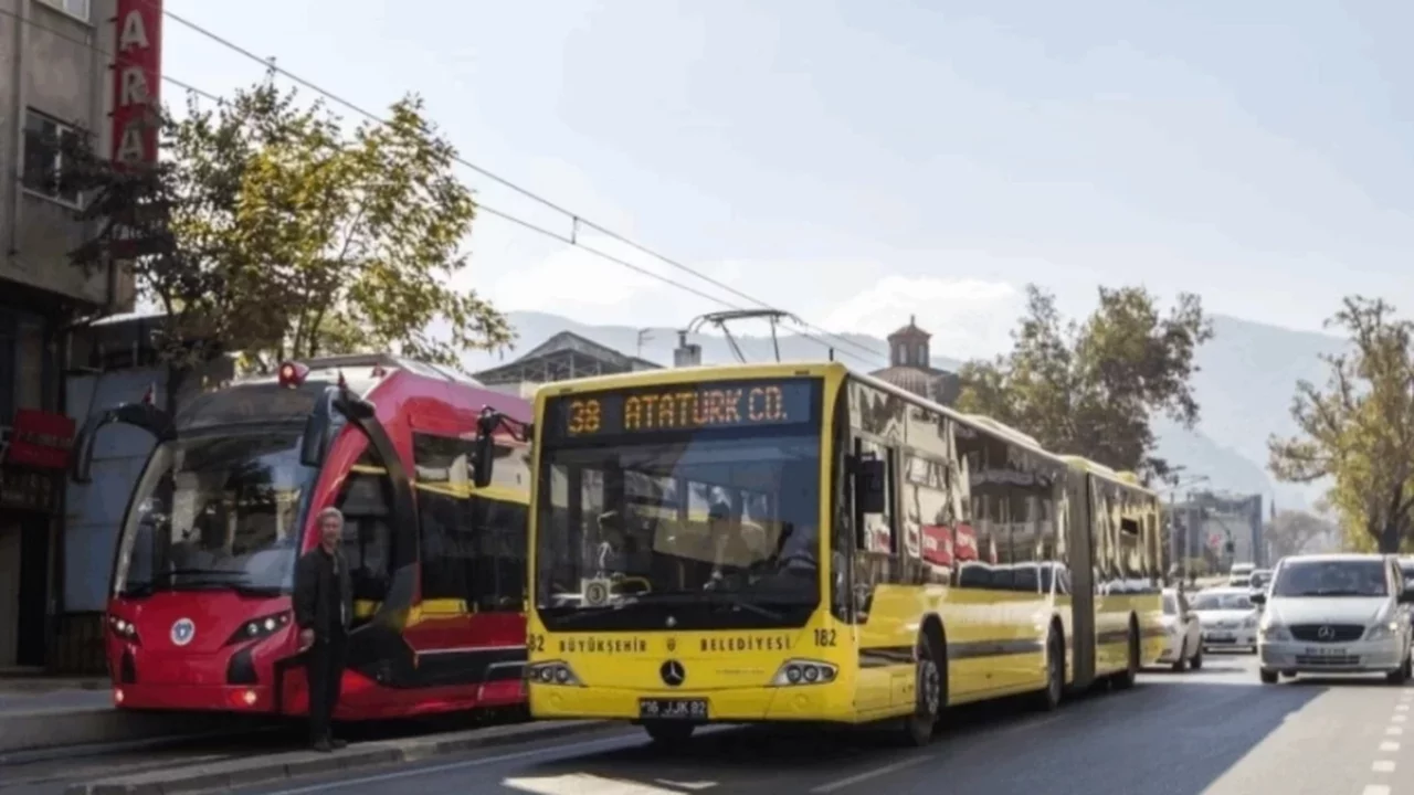 Bursa'da toplu ulaşımda zamlı tarife başladı