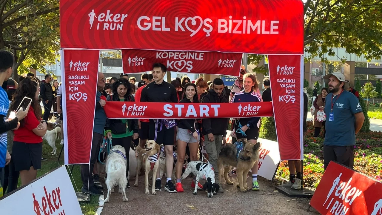 Bursa'da Eker I Run'da bu kez patili dostlar koştu