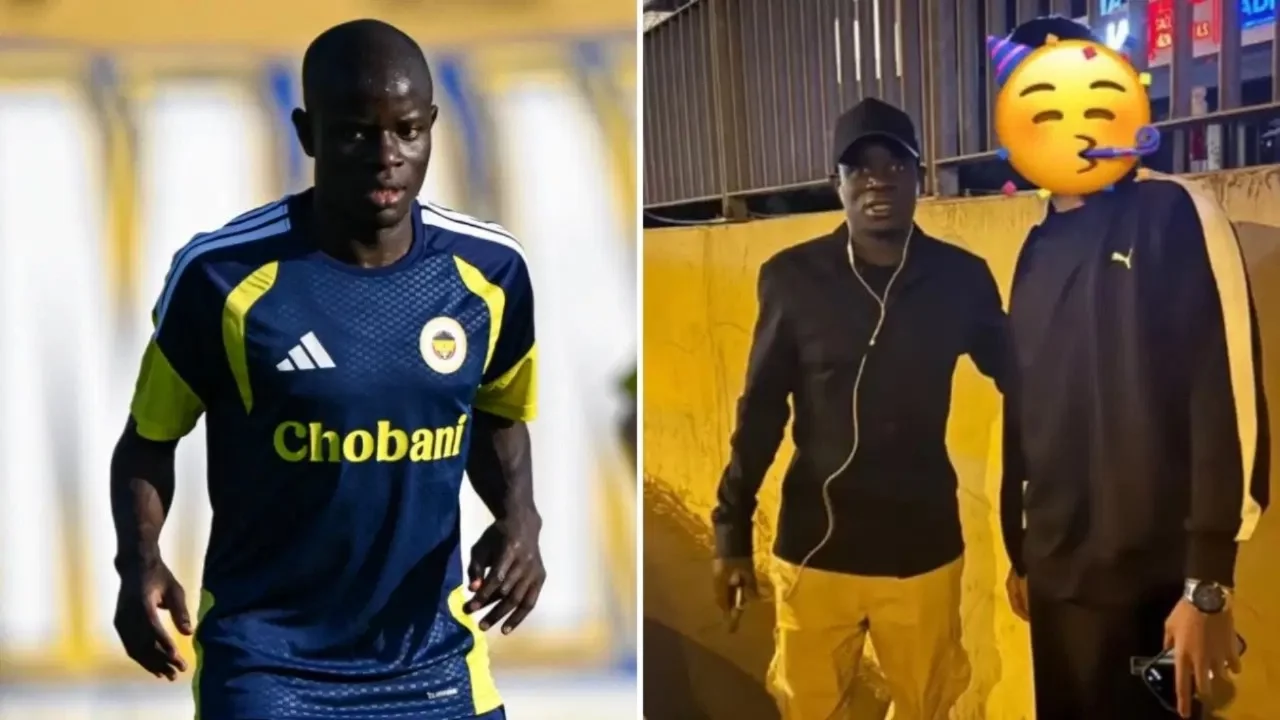 Fenerbahçeli N'Golo Kanté Üsküdar'da tek başına dolaşırken görüntülendi