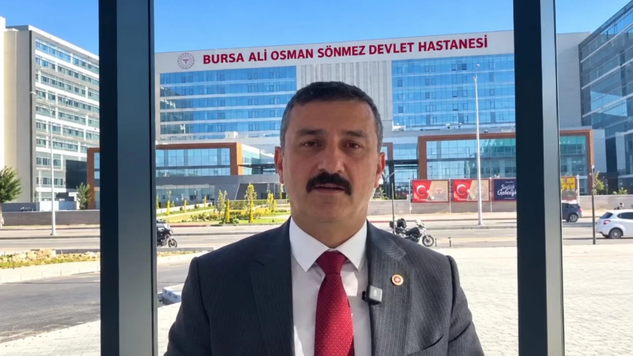 İYİ Parti Bursa Milletvekili Türkoğlu'ndan Ali Osman Sönmez Hastanesi açıklaması: Açın artık şu h...