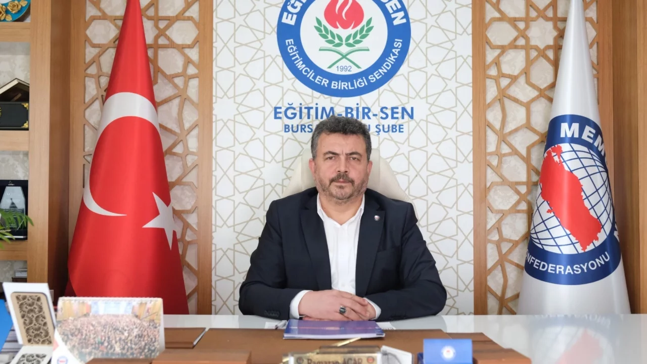 Eğitim-Bir-Sen Bursa Başkanı Acar'dan okul güvenliği çağrısı
