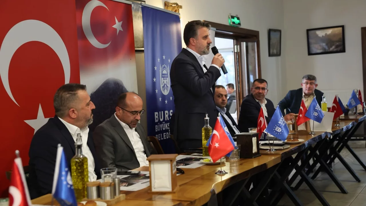 Bursa Büyükşehir Belediye Başkan Vekili Biba, Orhaneli'de muhtarlarla buluştu