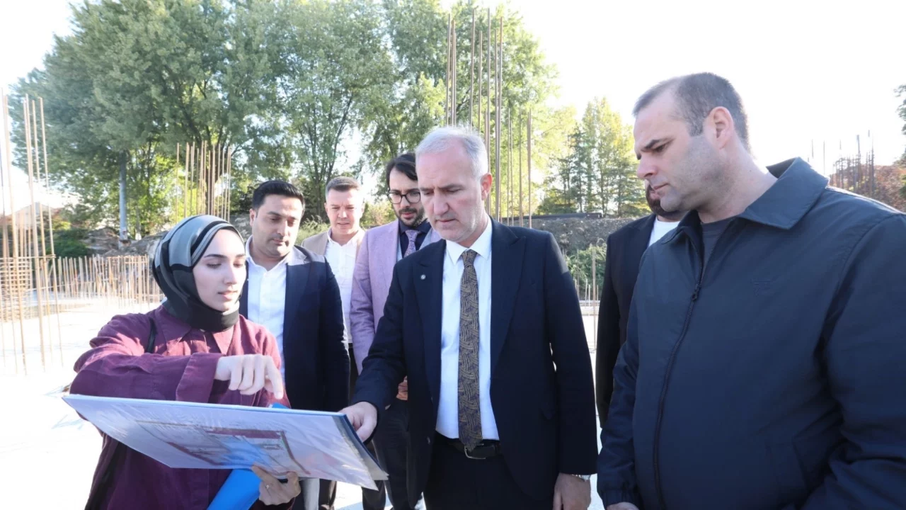 İnegöl botanik nikah ve etkinlik salonları projesinde çalışmalar sürüyor